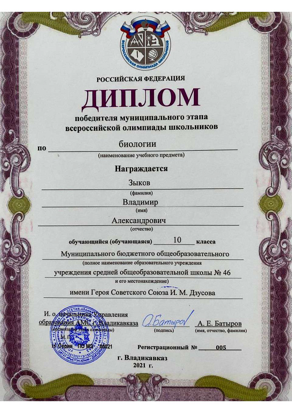 Достижения
