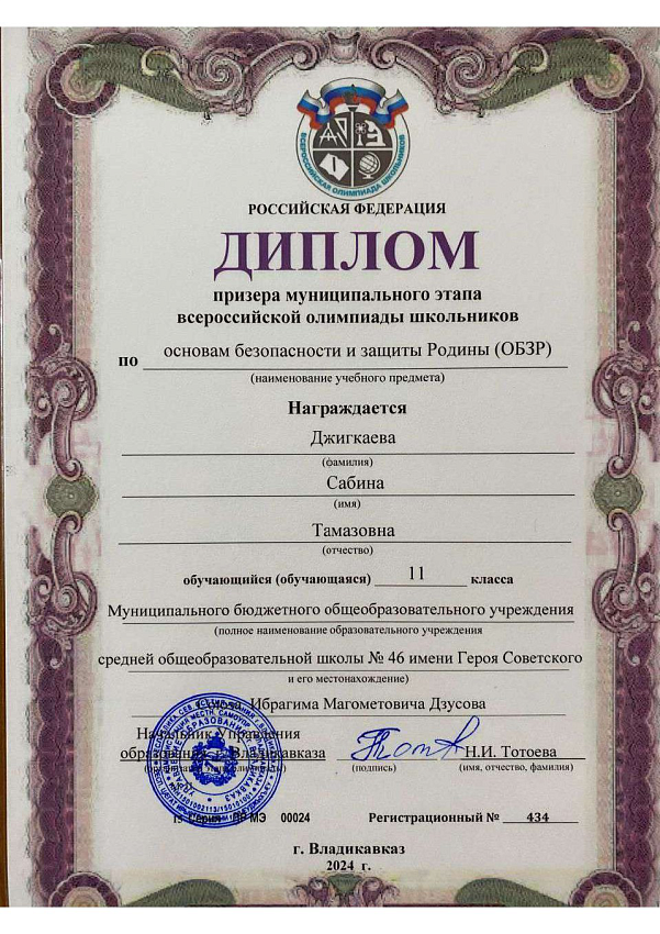 Достижения